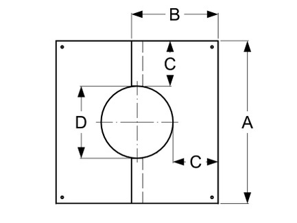 Декоративная пластина 0°-5° PERMETER 25