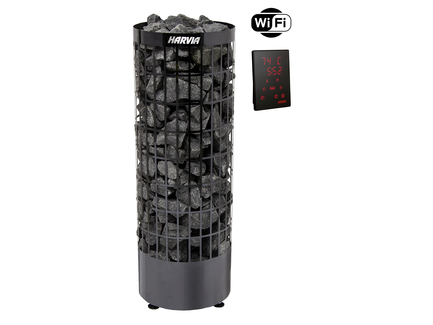 Набор Harvia Cilindro PC90XE Black Steel + CX001WiFi