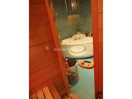Дверь SAWO 730-4SGD, 690х1890 мм, Бронза с порогом
