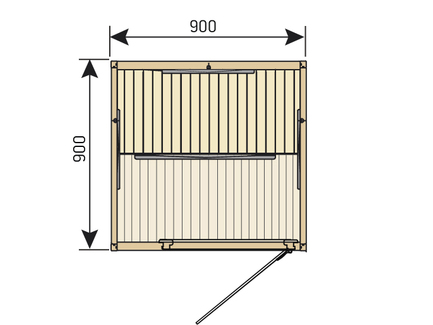 Инфракрасная кабина Harvia Radiant SGC0909BR