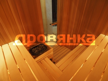 Фото отделки парной внутри